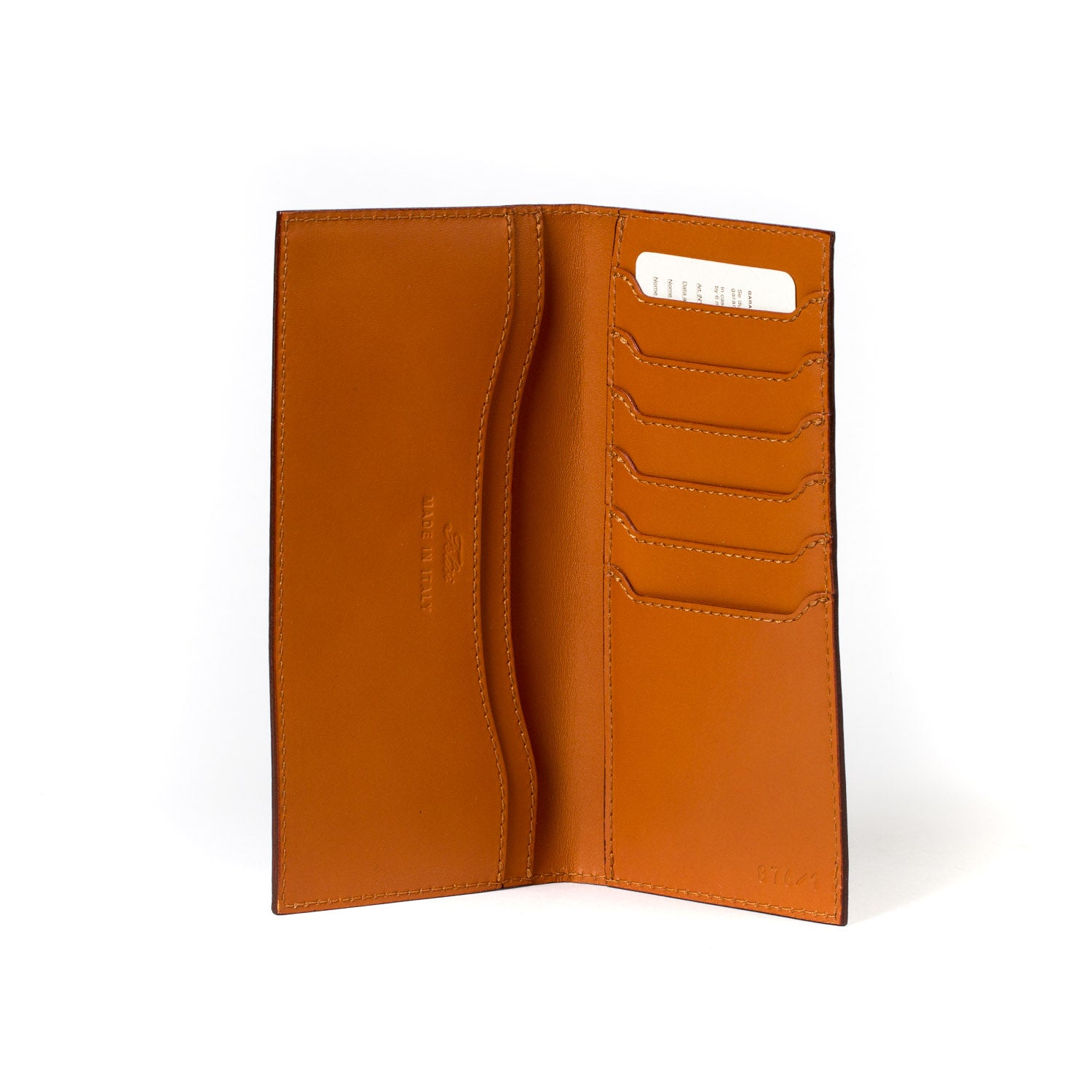 Brieftasche "Wallet" aus genarbtem Kalbsleder - Handarbeit
